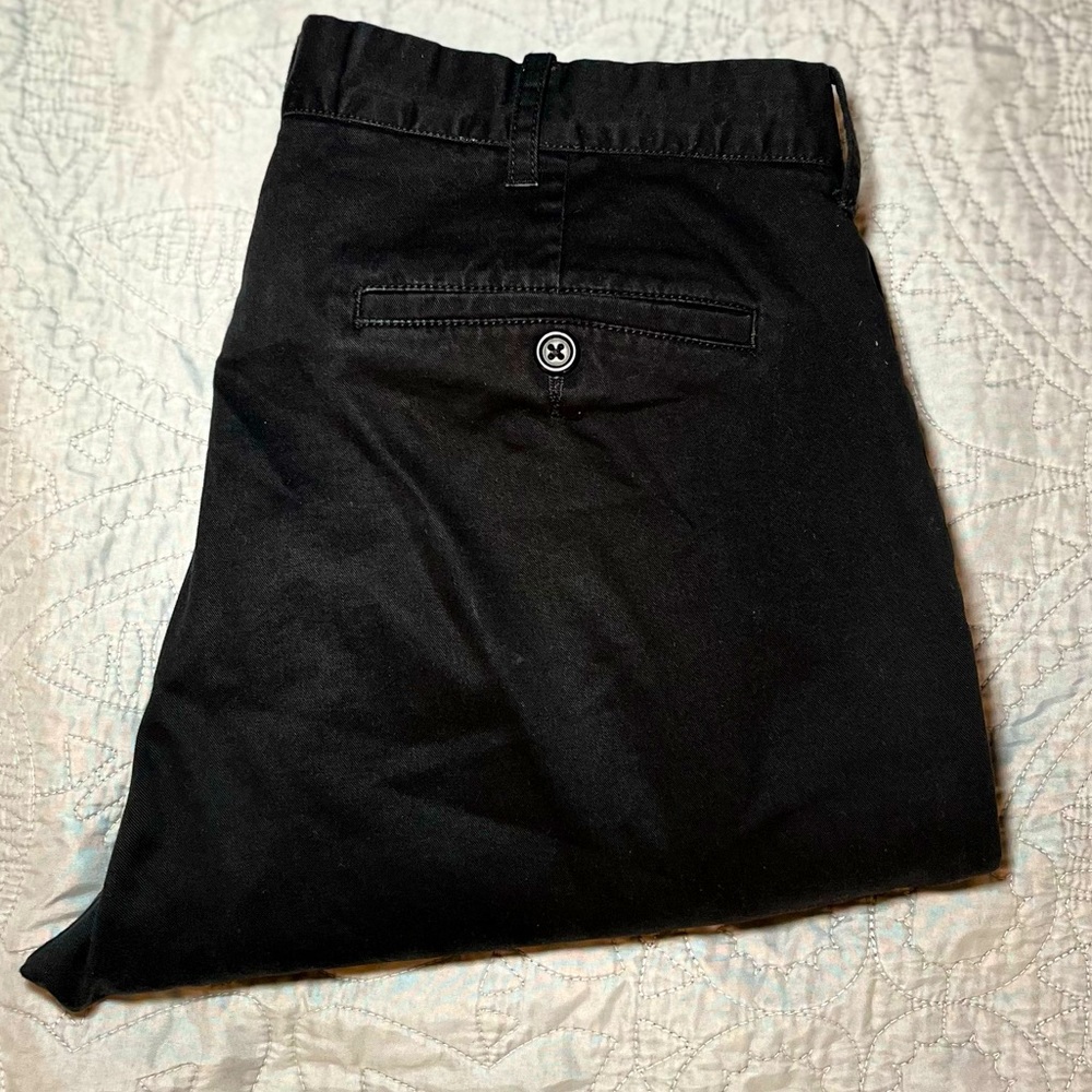 J. Crew factory black driggs fit chinos